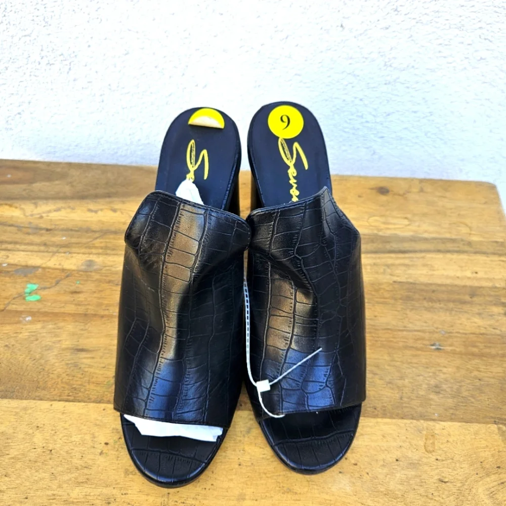 Seven7 Heel Mules Shoes Women's Size 9 - Picture 4 of 16